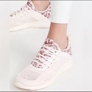 APL Athletic Propulsion Labs Pink Leopard Techloom Tracer Sneakers 8